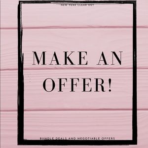 Everything in Closet is Negotiable!